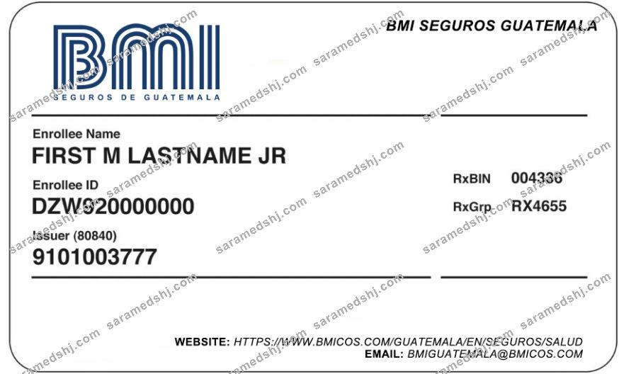 Guatemala health insurance card